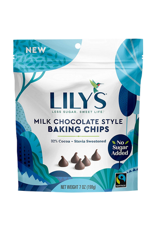Lilys Less Sugar Baking Chips 7oz Resealable Bags