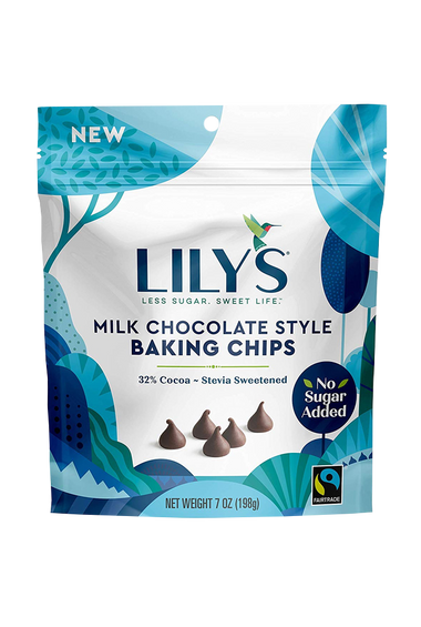 Lilys Less Sugar Baking Chips 7oz Resealable Bags