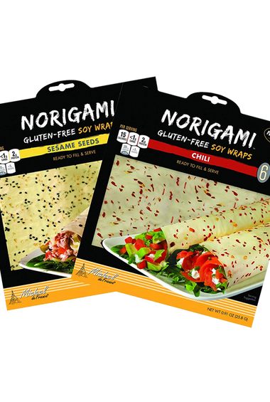 Norigami Non Gmo Gluten Free Soy Wraps Sesame Seeds And Soy Wraps Chili